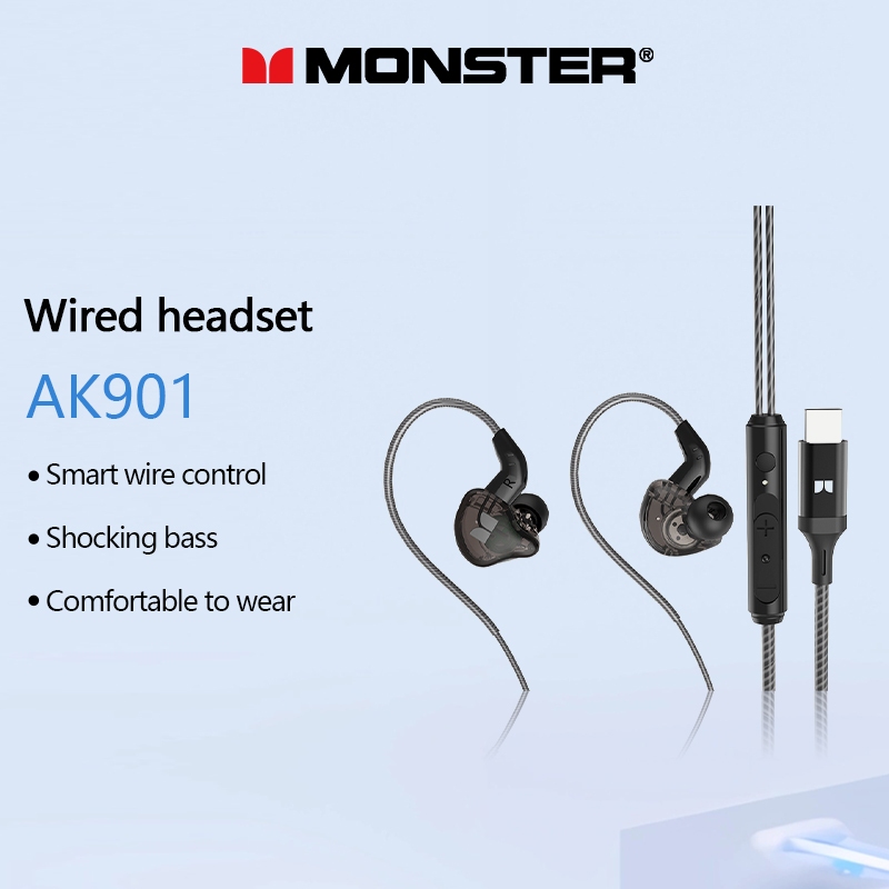 Fone de Ouvido Monster AK901 – Cancelamento Ruído