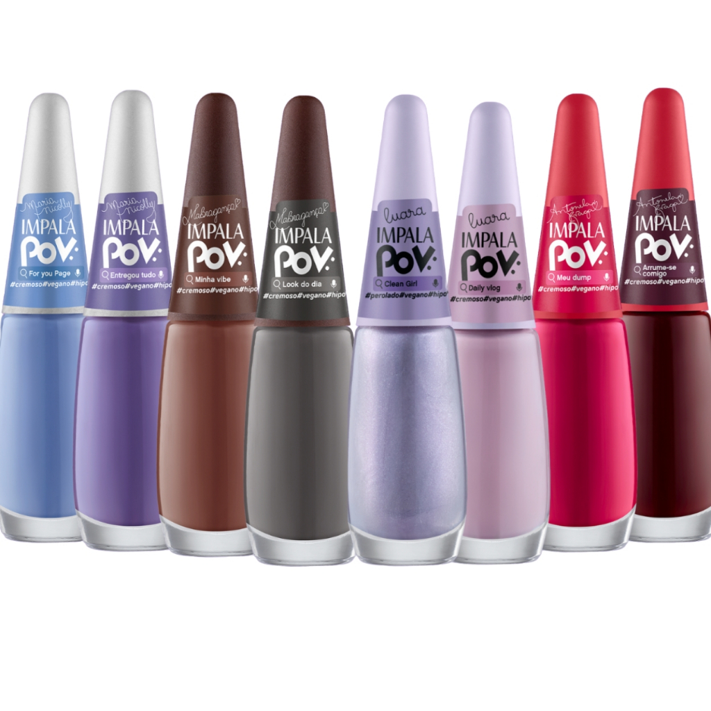 Esmalte Impala Pov Cores Variadas – Kit 12