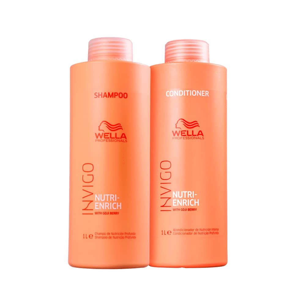 Kit Wella Invigo Nutri-Enrich Shampoo + Condicionador 1L