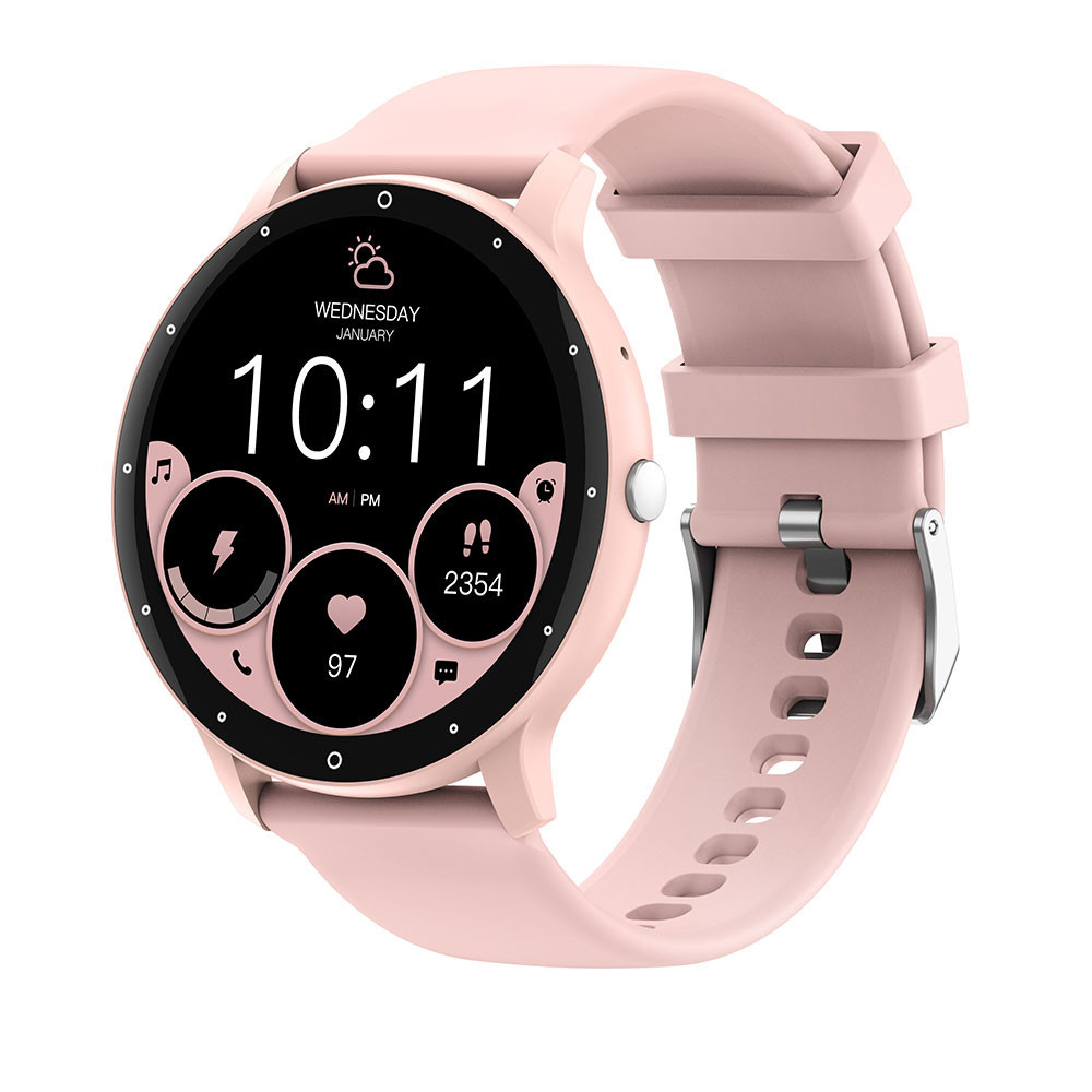 Smartwatch Zwear Zl02c Pro Rosa – Tela 1.28