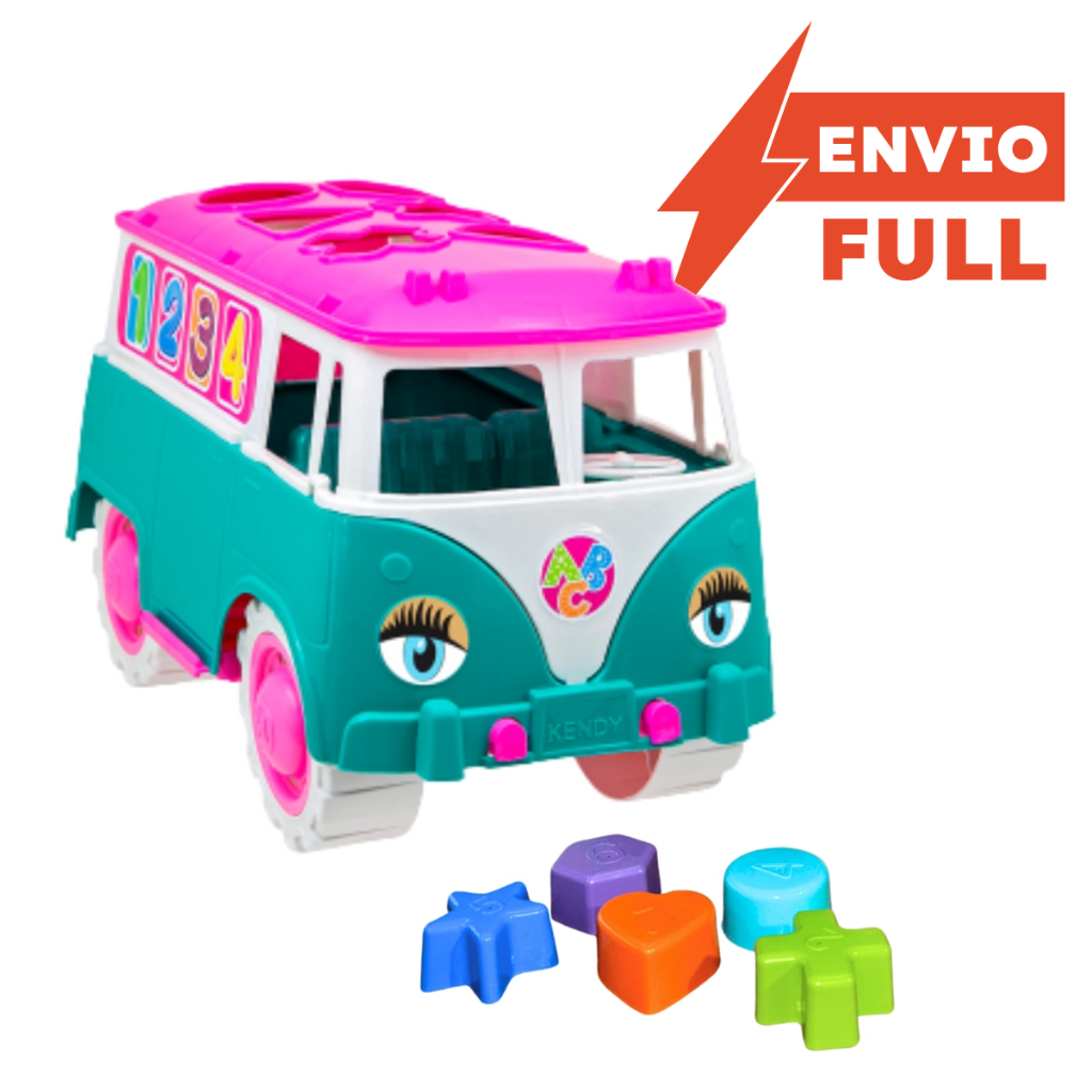 Kombi Brinquedo Educativo Infantil – 6 Peças