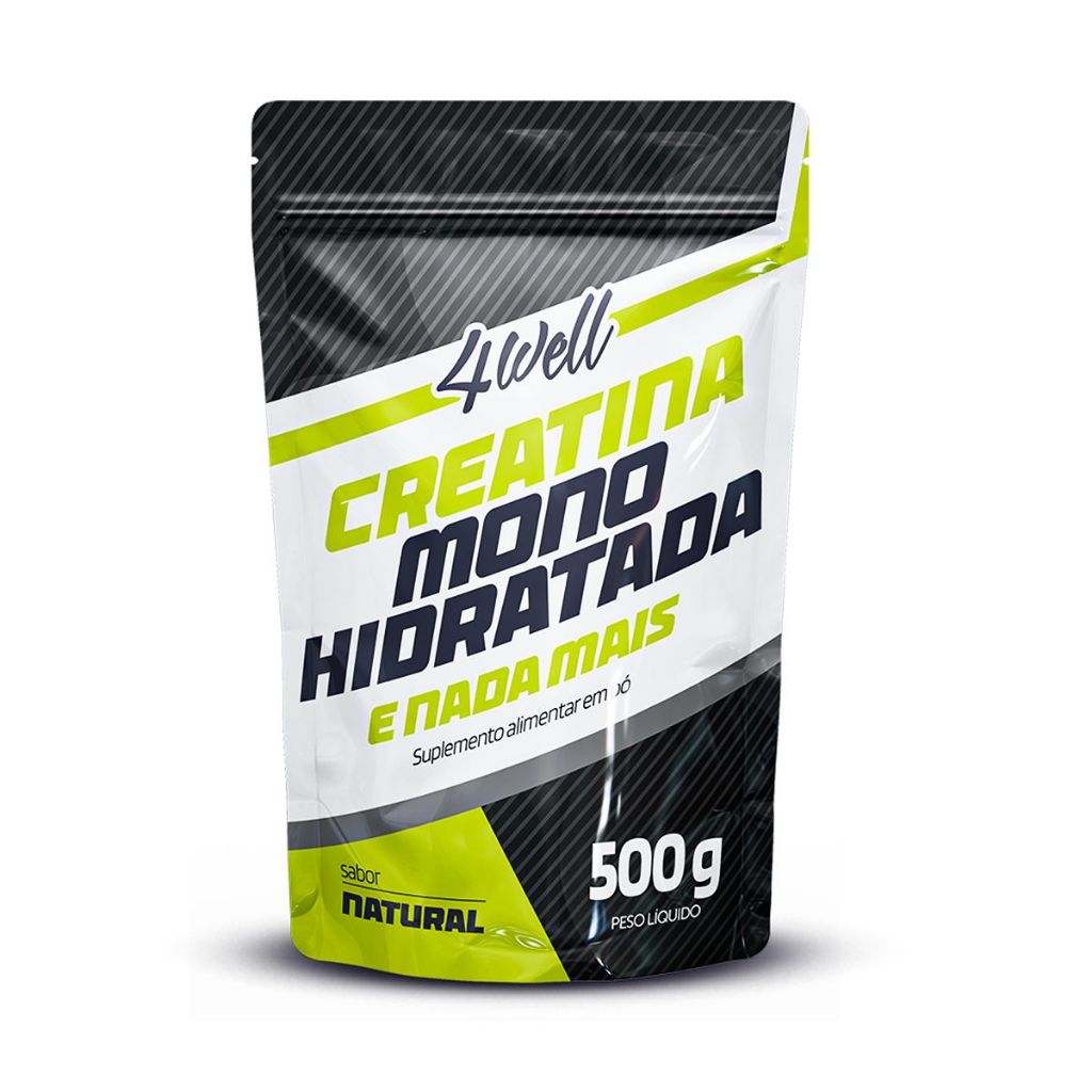 Creatina Monohidratada 4well 500g – Laudo Coopernutri