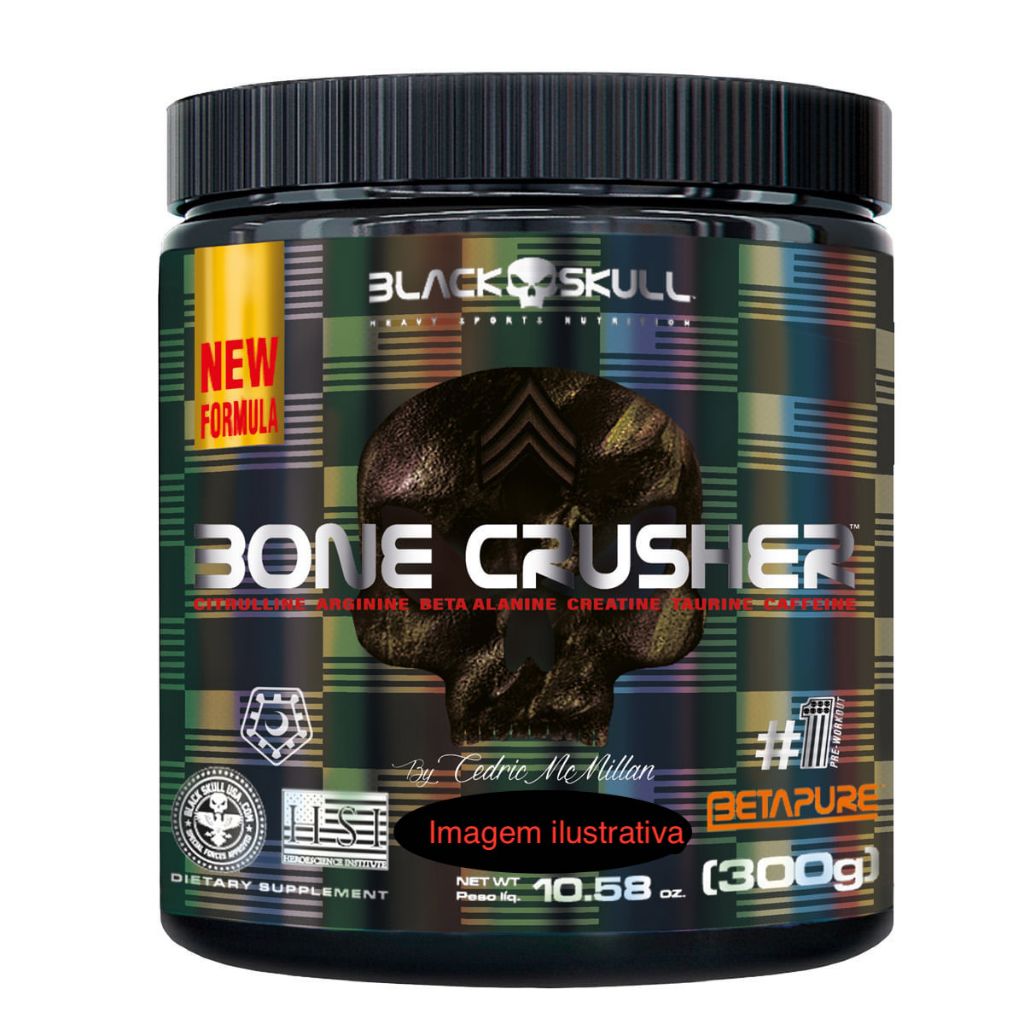 Pré-Treino Bone Crusher 300g – Energia e Foco