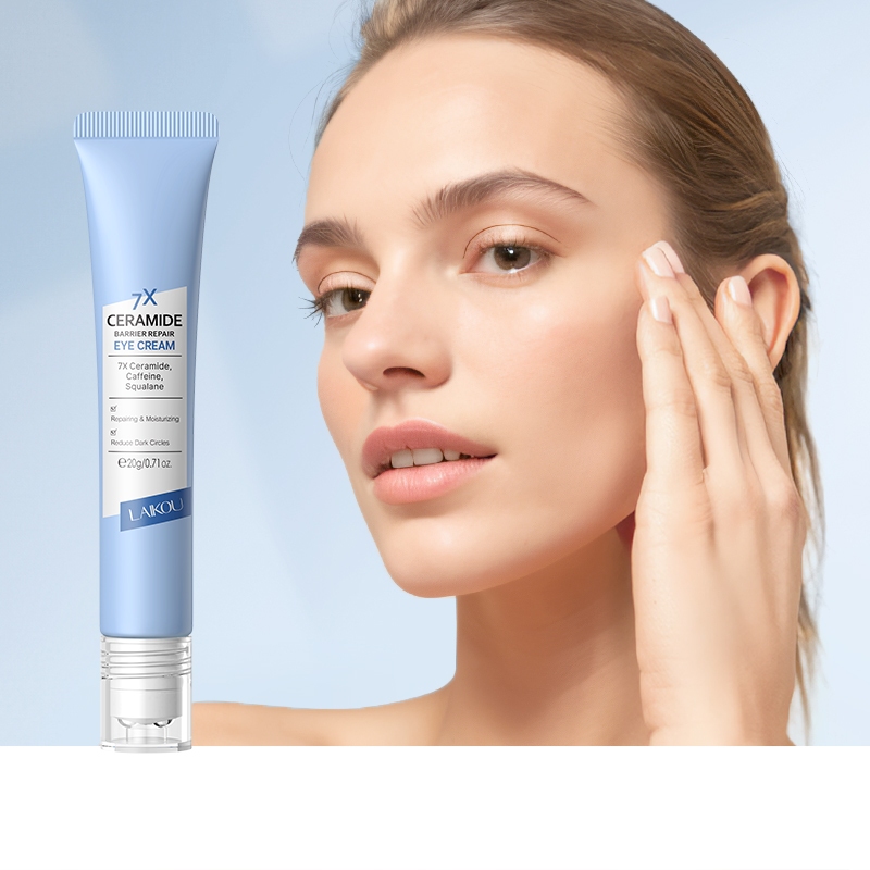 Creme para Olhos Laikou Ceramide 7X - Barreira Reparadora 1 LAIKOU 7X Ceramide Barrier Repair Eye Cream Reduzir Círculos Escuros Linhas Finas Suaves Hidratante 20g