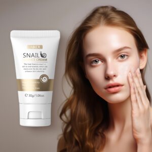 LAIKOU Creme De Essência De Caracol Melhora A Elasticidade Hidratante Ácido Hialurônico Nutrir Pele 30g