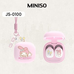 Sanrio JS-0100 Fone de Ouvido Sem Fio Bluetooth - Som Alta Fidelidade HD, Chamada Inteligente, Cancelamento Ruído, Microfone