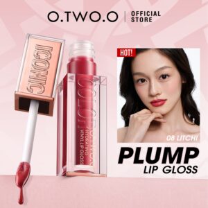 O.TWO.O Gloss Labial Hidratante Haute, Fórmula Aquosa de Alto Brilho, Hidratação e Volume para Lábios