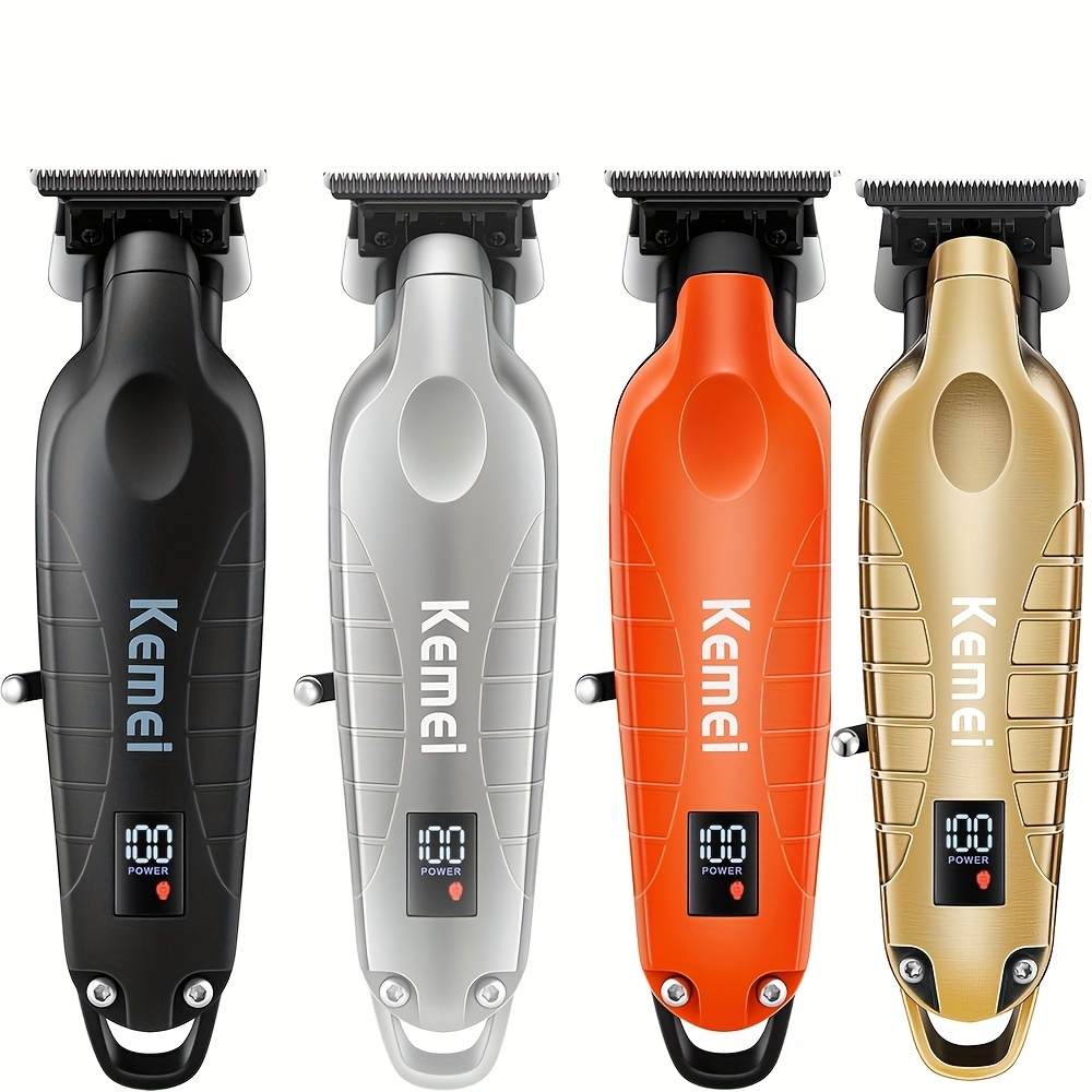 KEMEI 2293 Profissional Barbeiro Aparador De Barba Masculino Acabamento Recarreg?vel M?quina Corte Cabelo Sem Fio Zero G 1 Kemei 2293 Profissional Barbeiro Aparador De Barba Masculino Acabamento Recarregável Máquina Corte Cabelo Sem Fio Zero G