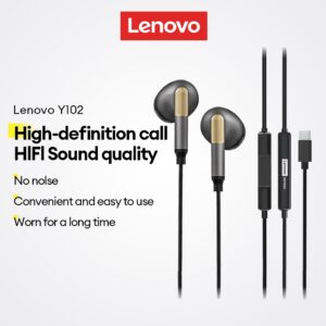 Fones de Ouvido Lenovo Y102/Y102PRO - Qualidade HD