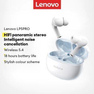 Fone Bluetooth Lenovo LP5 Pro Gamer Baixa Latência Touch