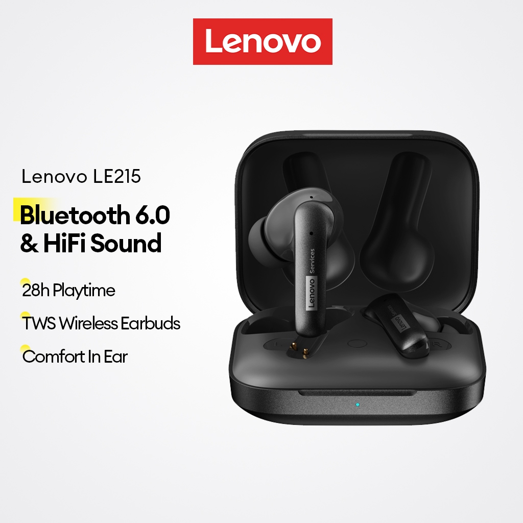 Fone de Ouvido Lenovo LE215 E Bluetooth 6.0 HiFi TWS 1 Fone de Ouvido Lenovo LE215 E Bluetooth 6.0 HiFi TWS