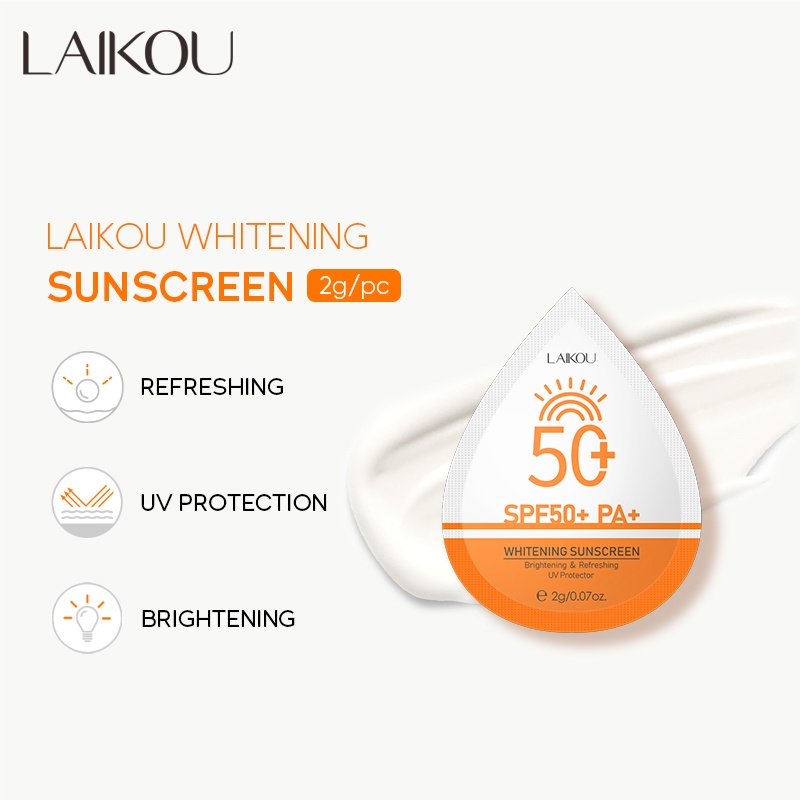 LAIKOU Protetor Solar Facial Com Prote??o E Perna Para Rosto 1 LAIKOU Protetor Solar Com Proteção E Perna Para Rosto