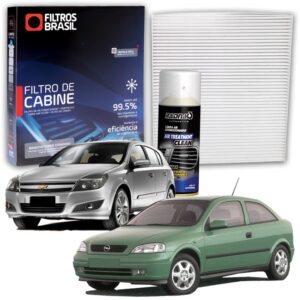 Filtro de Cabine para Ar Condicionado Astra / Vectra + Higienizador Limpa Ar Tipo Granada