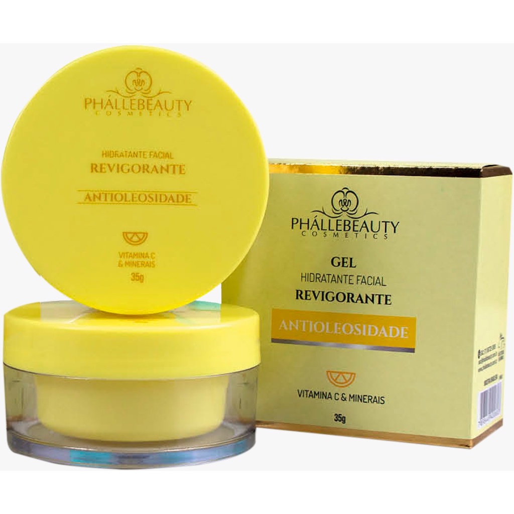 Gel Hidratante Facial Revigorante Ph?lleBeauty PH0562 1 Gel Hidratante Facial Revigorante PhálleBeauty PH0562