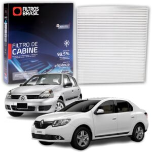 Filtro da Cabine Ar Condicionado Renault Clio HiFlex EGEUS Privilége Get up Nacional