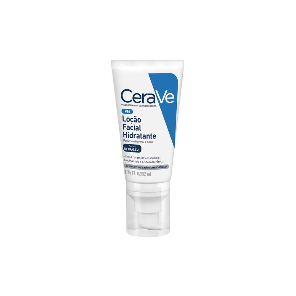 Cerave Hidratante Facial Loção 52ml - Pele Normal a Seca 1 Cerave Hidratante Facial Loção 52ml