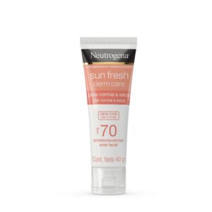 Protetor Solar Facial Neutrogena Sun Fresh Derm Care Sem Cor FPS 70