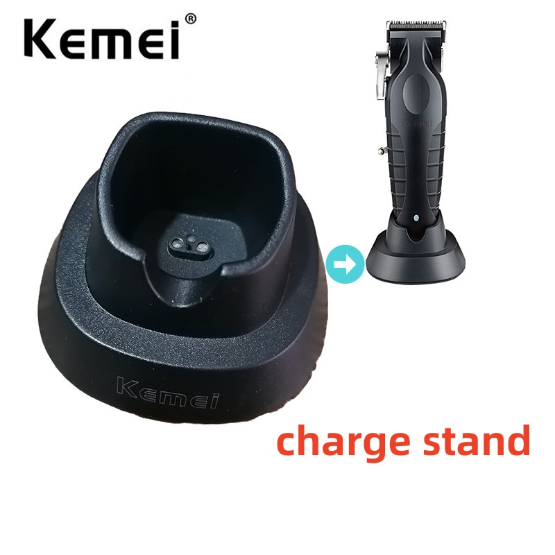 Suporte Carregador KM-2296 Wahl Andis Babyliss - Base R?pida 1 Suporte De Carregamento De Cabelo Kemei Base De Carregador Rápido KM-2296 Dock Para Máquina De Corte Cabe Wahl Andis Babyliss Madeshow