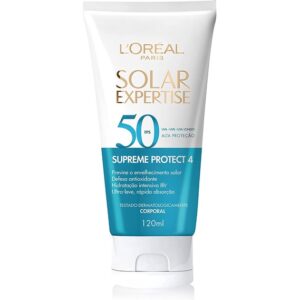 Protetor Solar Corporal L'Oréal Paris Solar Expertise Supreme Protect 4 FPS 50, 120 ml