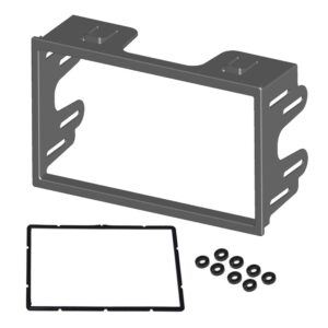 Moldura 2 Din Golf, Polo, Bora, Passat, Ecosport, Fiesta, Fox G2, Prata