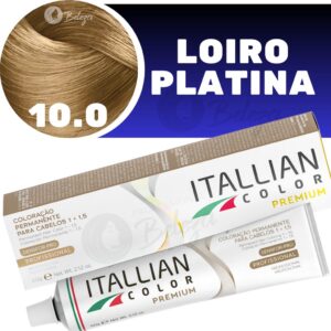 Coloração Itallian Color 10.0 - Louro Platina 60g