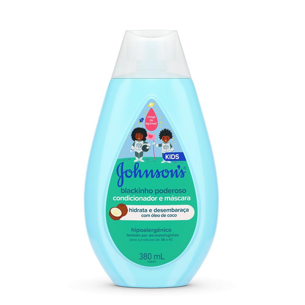 Condicionador Infantil Blackinho Poderoso Johnson's Baby 380ml 1 Condicionador Infantil Johnson's Baby Blackinho Poderoso 380ml