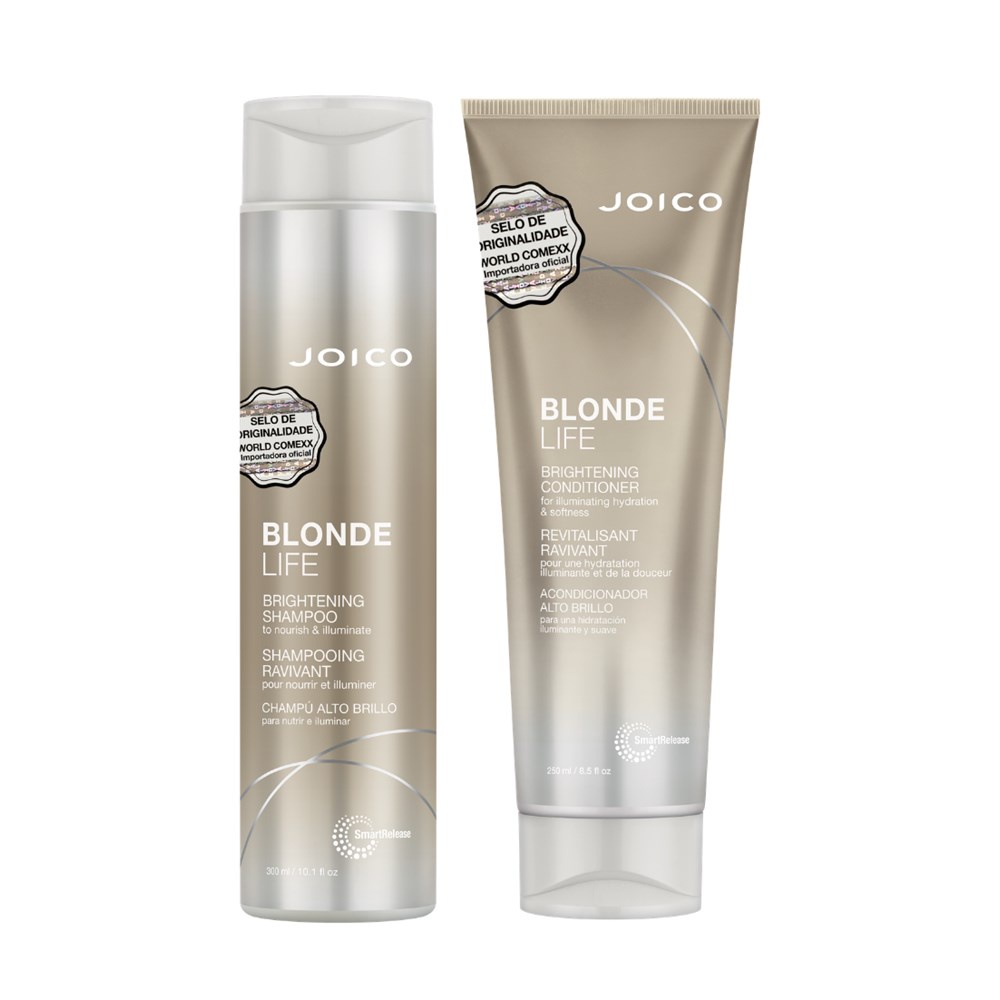 Kit Joico Blonde Life: Shampoo e Condicionador Loiros 1 KIT JOICO PARA CABELOS LOIROS E DESCOLORIDOS - JOICO BLONDE LIFE