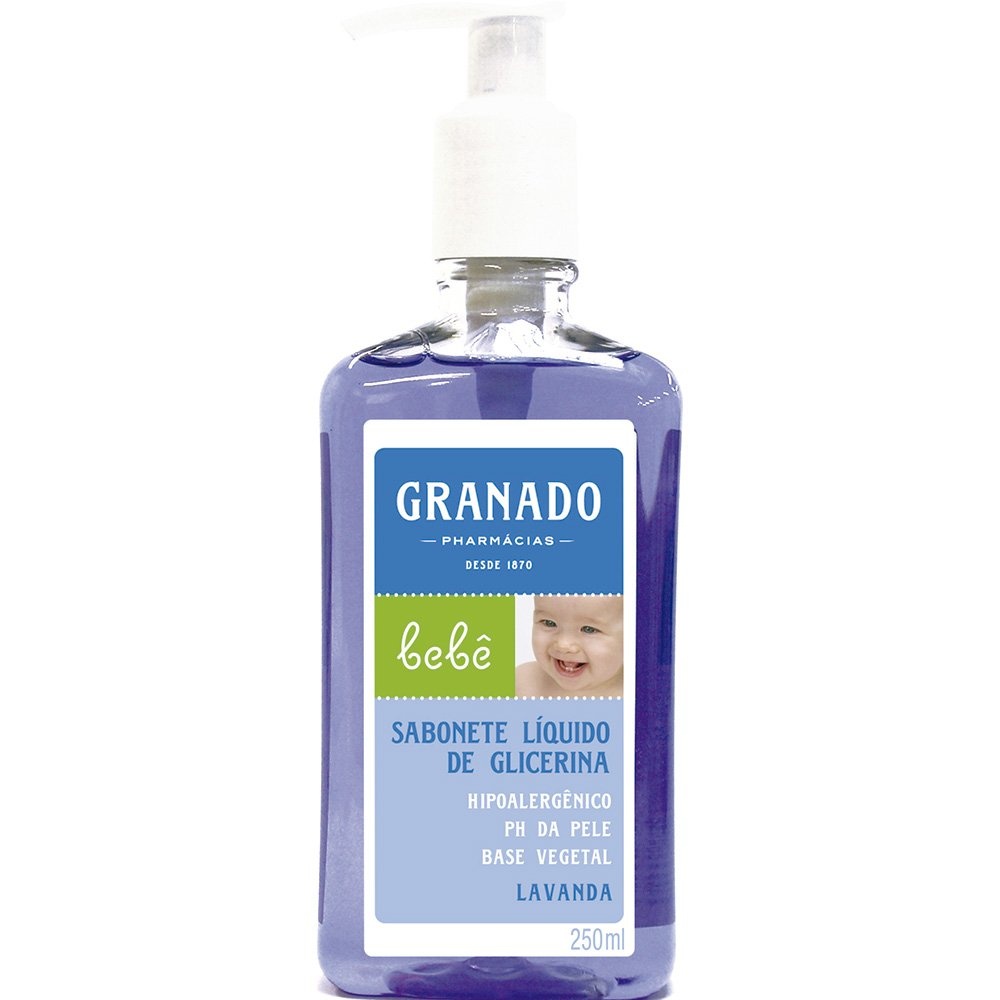Sabonete L?quido Granado Beb? Lavanda 250ml 1 Sabonete Líquido Granado Bebê Glicerina Lavanda 250ml