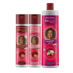 Kit Nutrição + Creme de Pentear Levíssimo 1l bn.Cachos