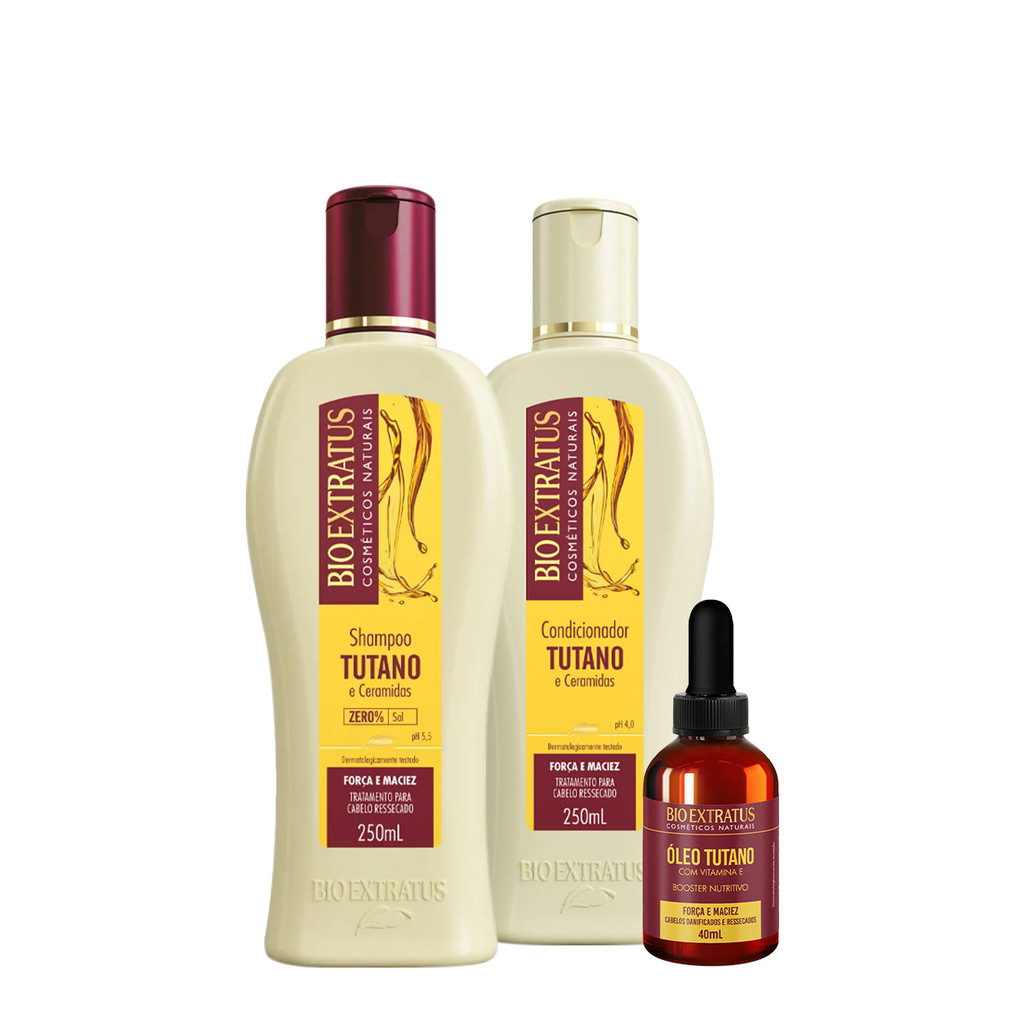 Kit Bio Extratus Tutano Vitamina E Booster Duo Oil - Cabelos Fortes e Saud?veis 1 Kit Bio Extratus Tutano Vitamina E Booster Duo Oil - Cabelos Fortes e Saudáveis