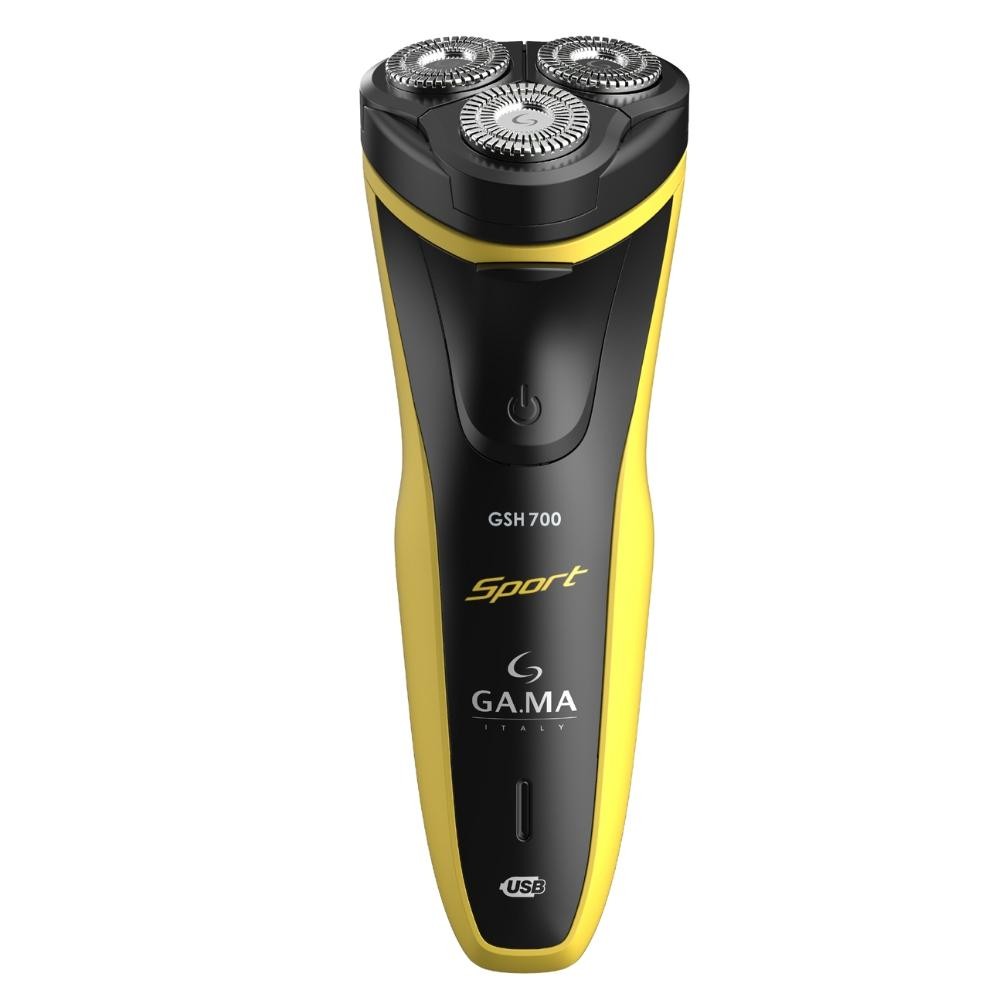 Barbeador GSH700 Sport USB - Carregamento USB, Duas Lâminas, Acessórios, 45 Minutos de Autonomia 1 Barbeador 3 Lâminas GSH700 Sport USB