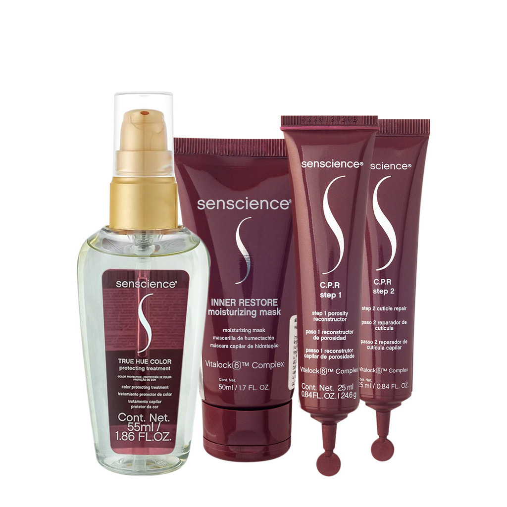 Kit Senscience Inner Restore - Cabelo Hidratado e com Cor 1 Kit Senscience Inner Restore - Cabelo Hidratado e com Cor