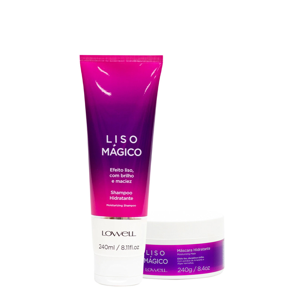 Kit Lowell Liso M?gico Shampoo & 1 Kit Lowell Liso Mágico Shampoo Máscara (2 produtos)