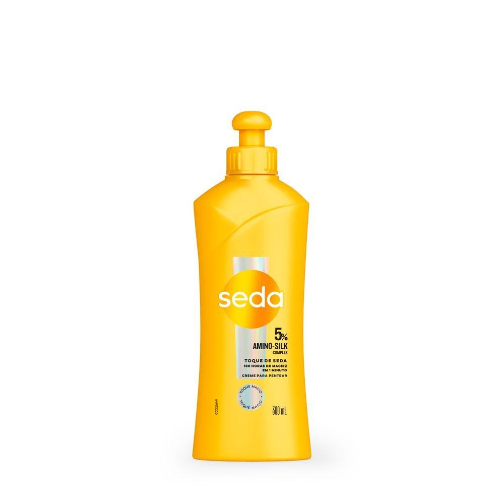 Creme de Pentear Seda Toque de Seda 300ml - Cabelos Fortes 1 Creme para Pentear Seda Toque de Seda 300ml
