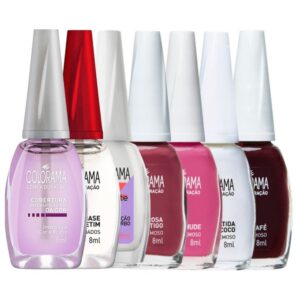 Kit Esmalte Colorama Completo com 7 Cores Clássica