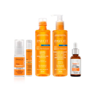 Kit Limpeza Tonificação e Trio Tratamento Séruns Vitamina C Payot