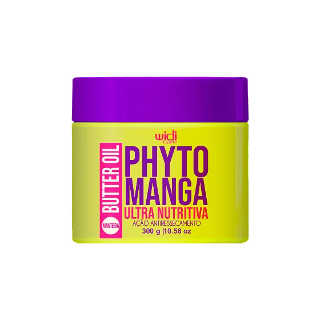 M?scara Hidratante Phytomanga Widi Care 1 Phytomanga Butter Oil Ultranutritiva Ação Condicionante 300g - Widi Care