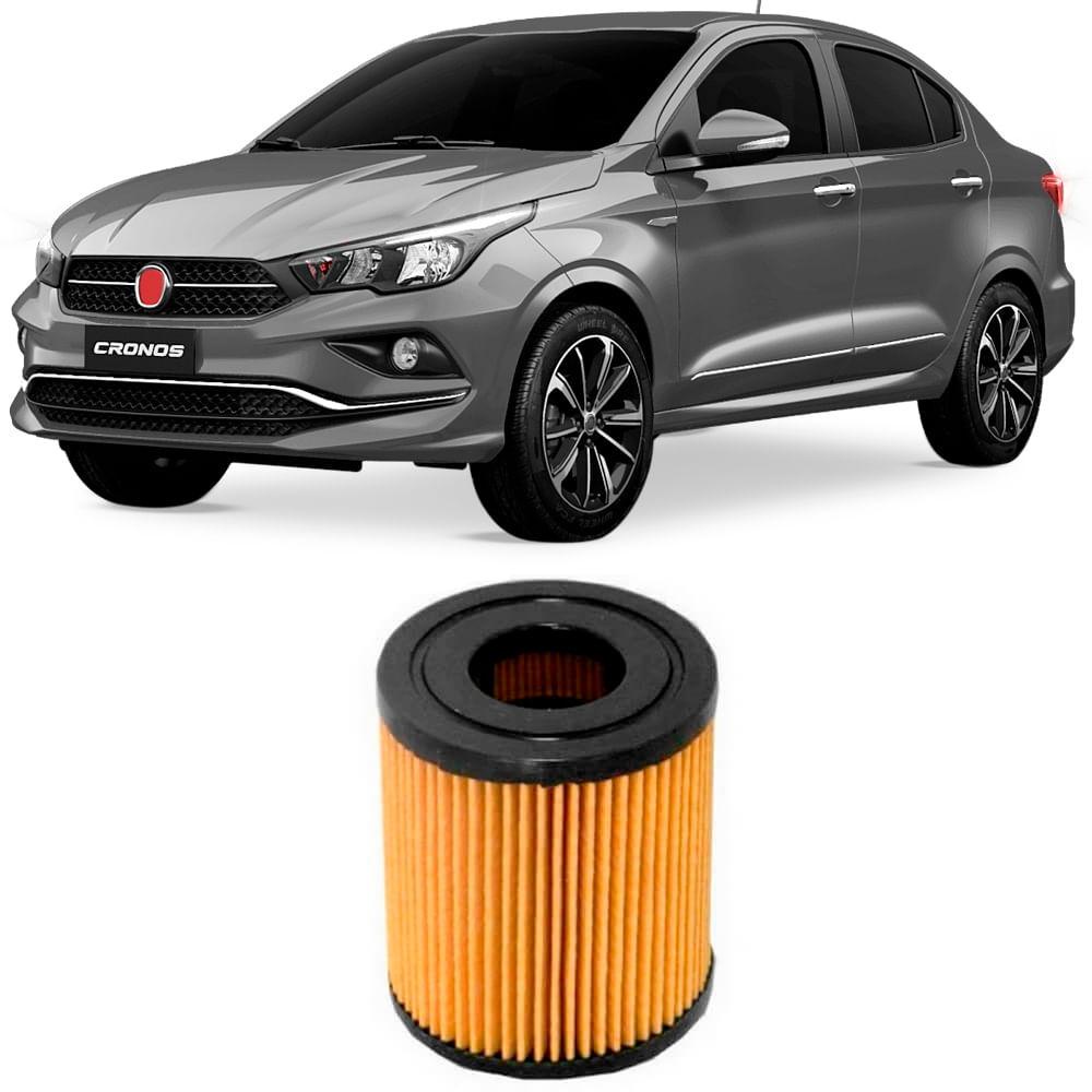 Filtro de ?leo Tecfil para Fiat Cronos 1.8 (2018-2019) 1 Filtro Óleo Fiat Cronos 1.8 2018 A 2019 Tecfil