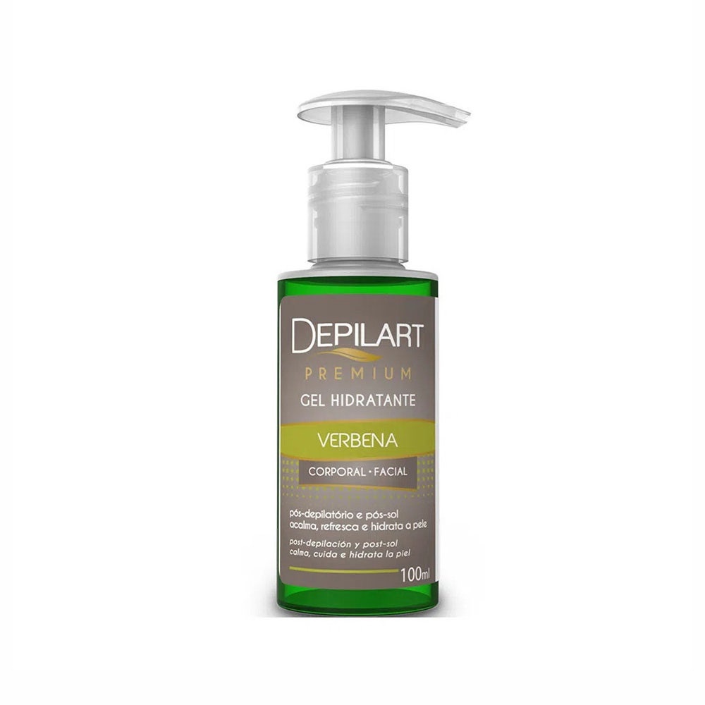 Gel P?s Depilat?rio Depilart Verbena 100ml - Hidrata??o e Revitaliza??o 1 Gel Pós Depilatório Depilart Premium Verbena 100ml