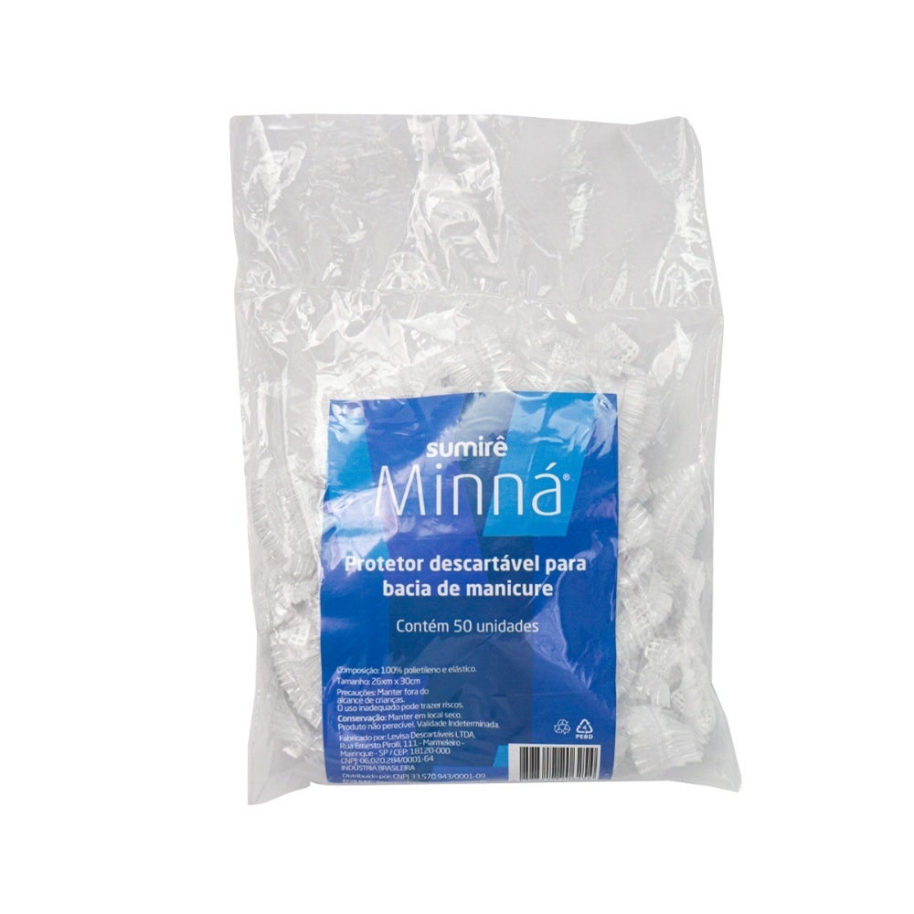 Protetor Bacia Manicure Minn? 50un - Prote??o 1 Protetor Bacia Manicure Minná 50un