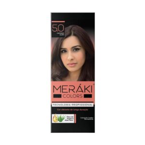 Kit Tintura Meráki Color Castanho Claro 5.0 125gr