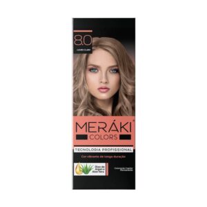 Kit Tintura Meráki Color Louro Claro 8.0 125gr