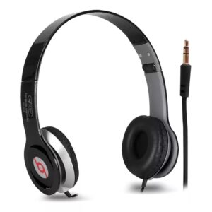Headphone com Fio Estéreo Dobrável P2 para PC e Celular
