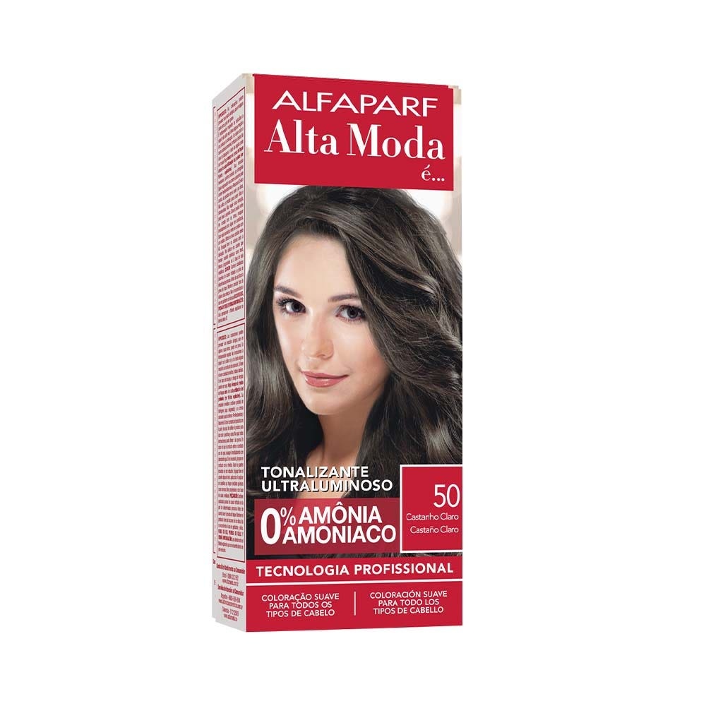 Tonalizante Alta Moda 50 Castanho Claro 1 Tonalizante Alta Moda 50 Castanho Claro
