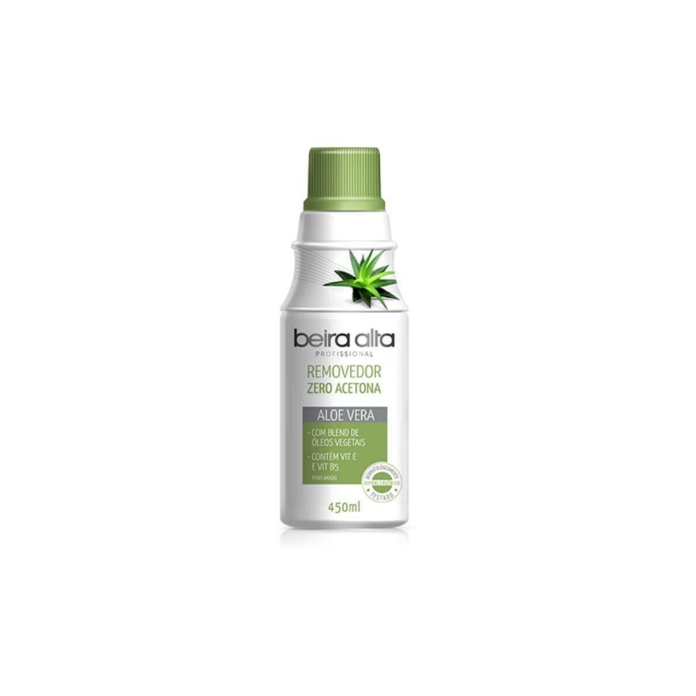 Removedor Esmalte Sem Acetona Aloe Vera Beira Alta 450ml 1 Removedor Esmalte Beira Alta Sem Acetona Aloe Vera 450ml