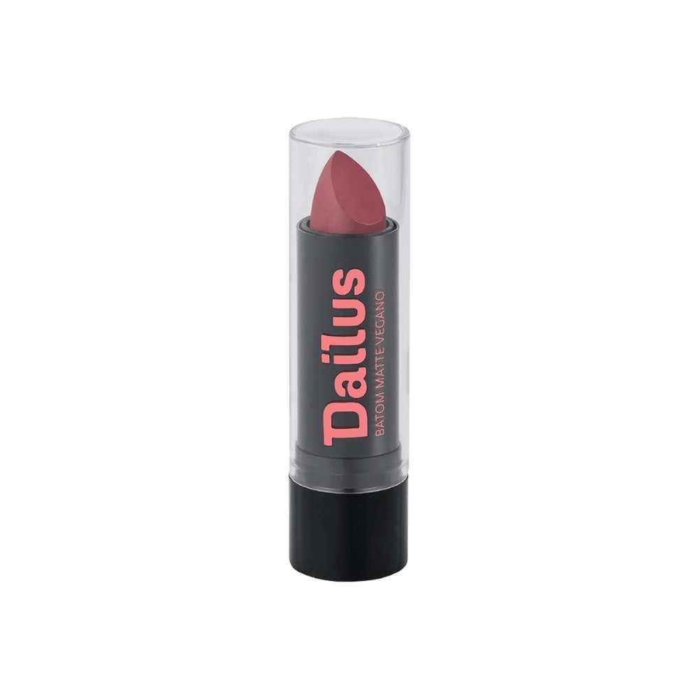 Batom Vegano Matte Dailus Desinibida - L?bios Incr?veis 1 Batom Dailus Vegano Matte Desinibida