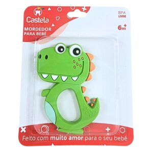 Mordedor de Gengiva de Silicone Dinossauro para Bebês