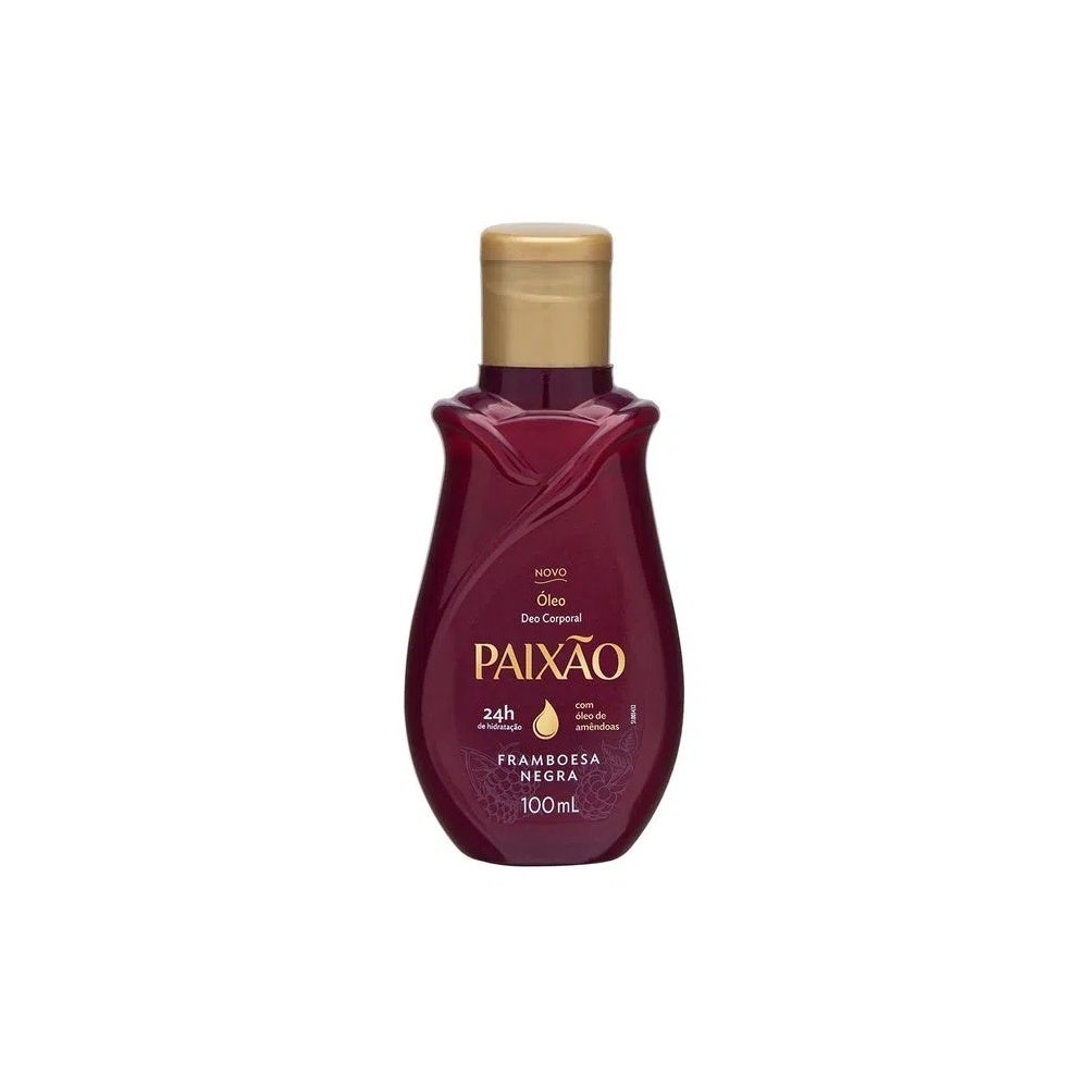 Óleo Corporal Paixãocom Framboesa Negra 100ml 1 Óleo Corporal Paixão Framboesa Negra 100ml