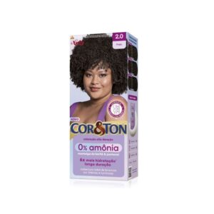 Tintura Cor&Ton Niely 0% Amônia 2.0 Preto