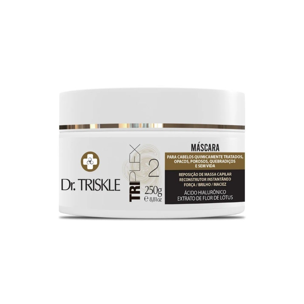M?scara Tratamento Capilar Dr Triskle Triplex 250g 1 Máscara Tratamento Capilar Dr Triskle Triplex 250gr